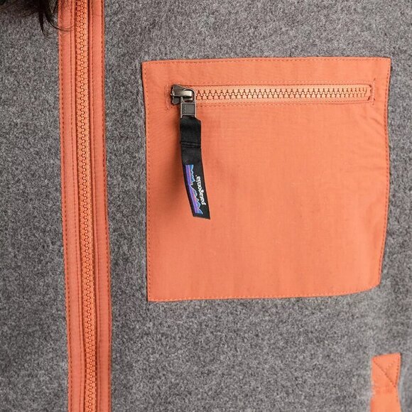 NWT Patagonia Synchilla Grey Fleece Winter Jacket - Picture 4 of 5